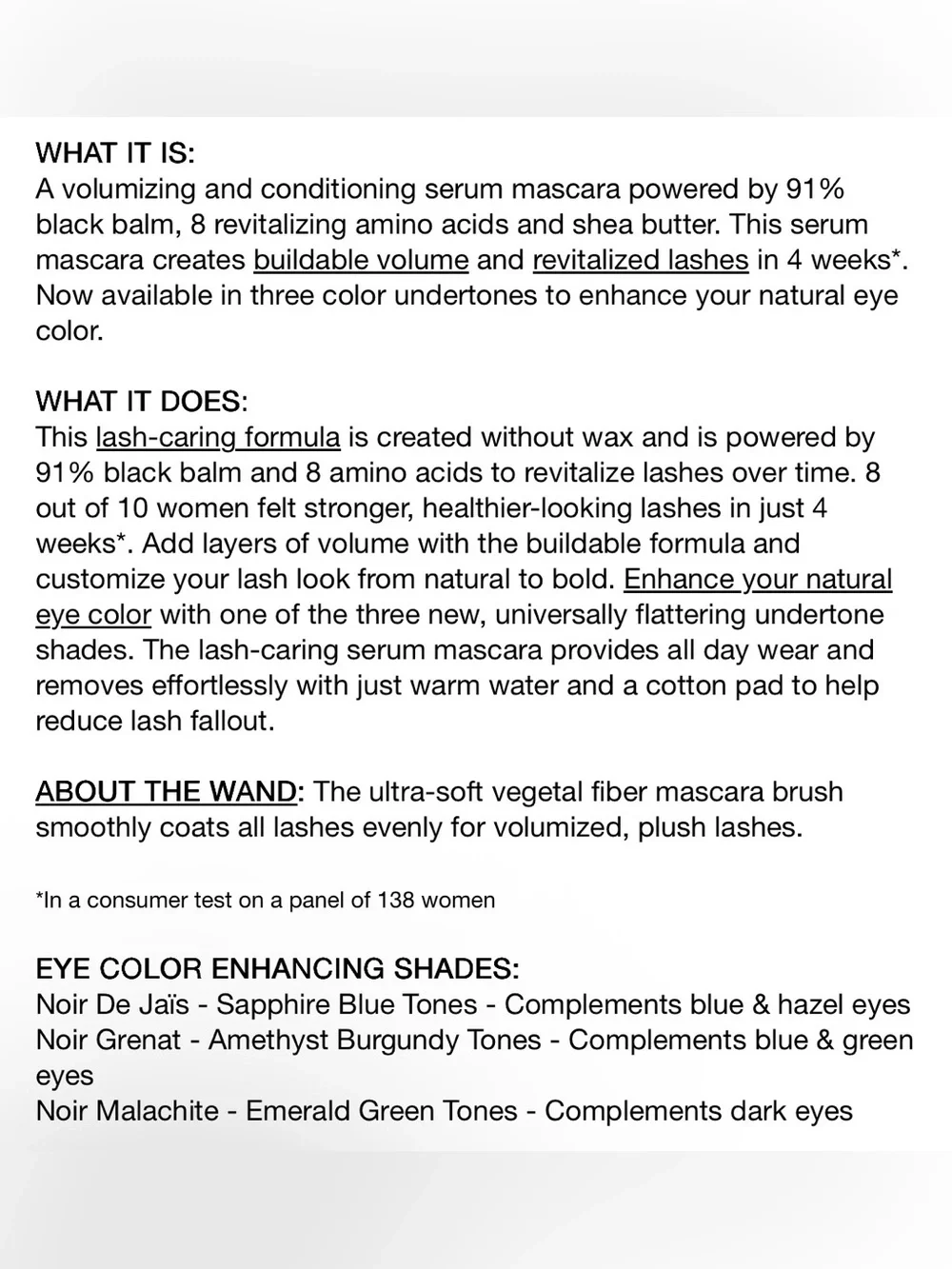 Lancôme Le 8 Hypnose serum infused mascara in blue noir de jais limited edition